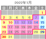 2022年1月